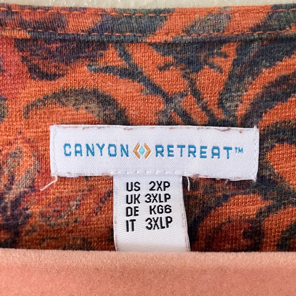 Denim & Co. Canyon Retreat Easy Midi Boot Dress, 2XP - Picture 3 of 7